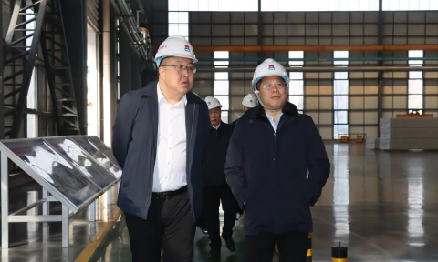 中国有色金属工业协会党委副书记范顺科一行到耀世铝业调研