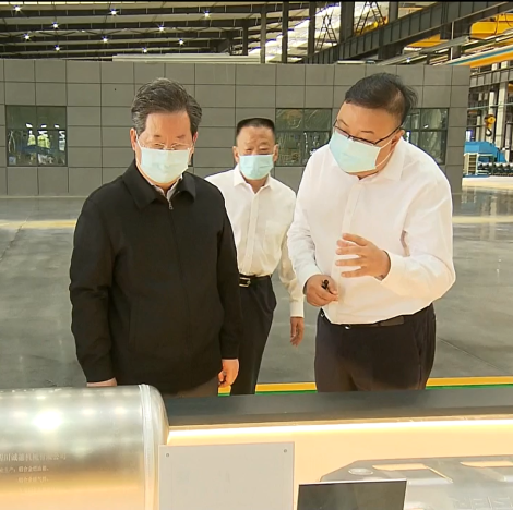 湖南省委书记楼阳生到公司参观指导